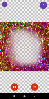 Glitter Photo Frames Editor DP, Quotes, Greeting android App screenshot 3